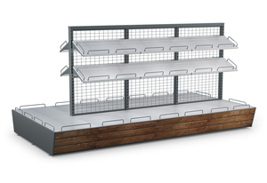 VISLA Kovový regál na zeleninu a ovocie