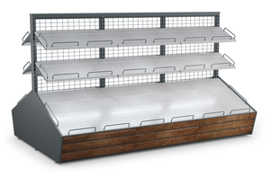 VISLA 2 Kovový regál na zeleninu a ovocie