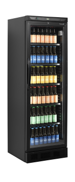 Chladiaca skriňa presklené dvere CEV 425 BLACK