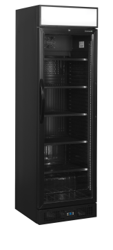 Chladiaca skriňa presklené dvere CEV 435 CP BLACK