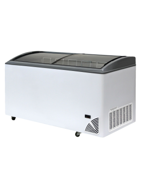 Pultová mraznička presklené oblé veko ARO 606/2 Grey Edge