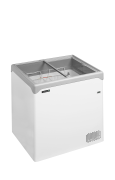Pultová mraznička presklené rovné veko NIC 201 SC