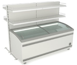 Regálová nadstavba nad mraziace vane